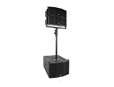Seismic Audio CLA-PKG1 Compact Line Array Package w/ 3x10 Sub, 2x5 Speaker Par, Pole Mount