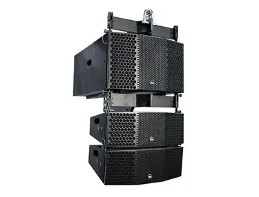 Seismic Audio CLA-PKG2 Compact Line Array Package w/ 3x10 Sub, 2x5 Speaker Par, Two Frames