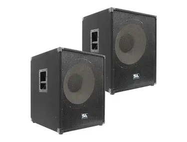 Seismic Audio Enforcer-II-PAIR Passive 1x18" 1000w Subwoofer Speakers (Pair)