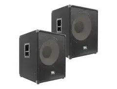 Seismic Audio Enforcer-II-PAIR Passive 1x18" 1000w Subwoofer Speakers (Pair) main image