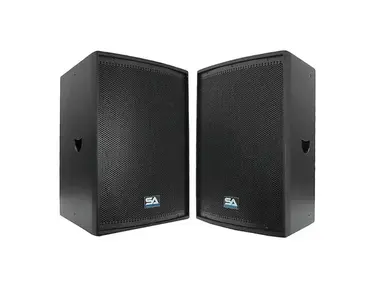 Seismic Audio Lava 12 Passive 1x12" 600w Speakers (Pair)
