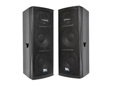 Seismic Audio Magma-212-PAIR Passive 2x12" Full-Range 2-Way 600w Speakers (Pair)