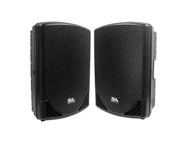 Seismic Audio MainShock-15-PAIR Active 1x15" 2-Way 600w Powered Speakers (Pair)