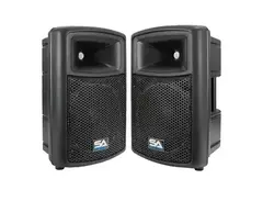 Seismic Audio NPS-10PAIR Passive 1x10" Lightweight Molded 300w Speakers (Pair) main image