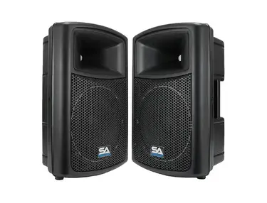 Seismic Audio NPS-12PAIR Passive 1x12" Lightweight Molded 325w Speakers (Pair)