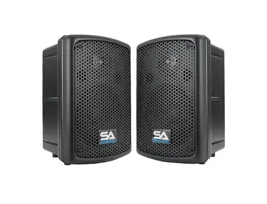 Seismic Audio NPS-8PAIR Passive 1x8" Lightweight Molded 90w Speakers (Pair)