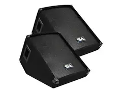 Seismic Audio SA-10M Passive 1x10" 100w Floor Monitor Wedge Speakers (Pair) main image