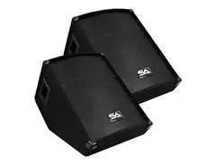 Seismic Audio SA-12MT Passive 1x12" Titanium Horn 200w Floor Monitor Wedge Speakers (Pair) main image