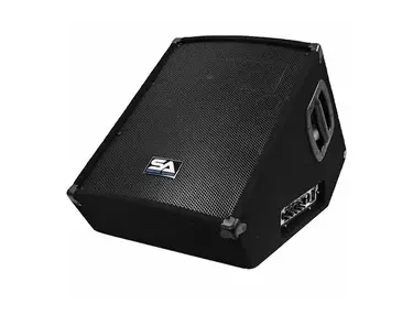 Seismic Audio SA-12MT-PW Powered 1x12" Titanium Horn 300w Floor Monitor Wedge Speaker