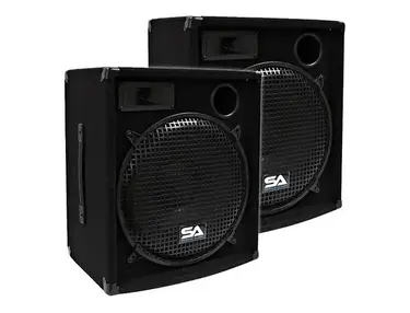 Seismic Audio SA-15.2 Passive 1x15" 300w Speakers (Pair)