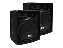 Seismic Audio SA-15.2 Passive 1x15" 300w Speakers (Pair) main image