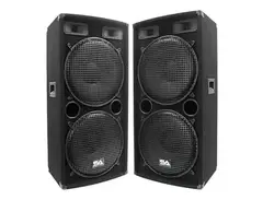 Seismic Audio SA-155.2 Passive 2x15" 500w Speakers (Pair) main image