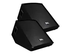 Seismic Audio SA-15M Passive 1x15" 250w Floor Monitor Wedge Speakers (Pair) main image