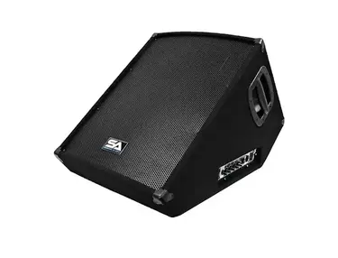 Seismic Audio SA-15MT-PW Powered 1x15" Titanium Horn 350w Floor Monitor Wedge Speaker