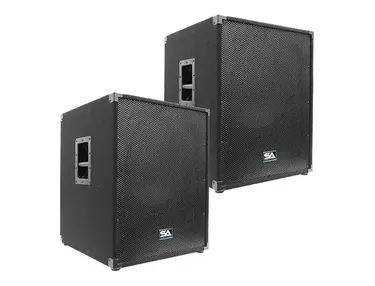 Seismic Audio SA-18SFFPKG1 Passive 1x18" 100w Subwoofer Speakers (Pair)