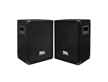 Seismic Audio SA-8 Passive 1x8" 150w Speakers (Pair)