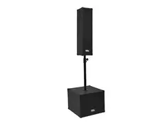 Seismic Audio SA-CPPA1 Powered Compact Portable PA System w/ 4x5" Speaker, 12" Sub, Pole main image