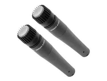 Seismic Audio SA-M20PAIR Dynamic Cardioid Vocal/Instrument Mics (Pair)