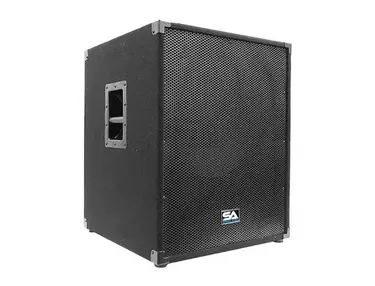 Seismic Audio SAP-18SFF Passive 1x18" 500w Front-Firing Subwoofer Speaker Cab