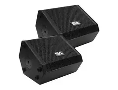 Seismic Audio SAX-10M-PAIR Compact Passive 1x10" 200w 2-Way Titanium Horn Speakers (Pair) main image