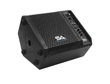 Seismic Audio SAX-8M-PW Compact Powered 1x8" 150w 2-Way Titanium Horn Speaker