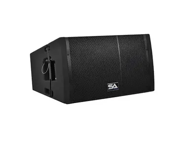 Seismic Audio SAXLP-12A Powered 1x12" 300w Dual Compression Driver Line Array Speaker