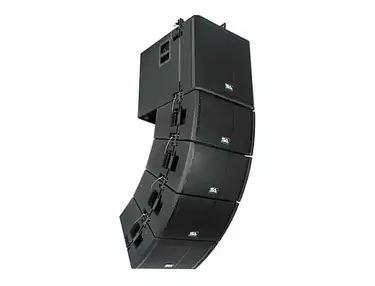 Seismic Audio SAXLP-PKG4 Line Array Package w/ (4x) Powered 12" Speakers, 18" Sub, Mounting Frame