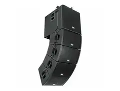 Seismic Audio SAXLP-PKG4 Line Array Package w/ (4x) Powered 12" Speakers, 18" Sub, Mounting Frame main image