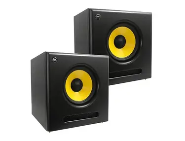 Seismic Audio Spectra-10SUB-PAIR Active 1x10" 100w Studio Monitor Subwoofer Speakers (Pair)