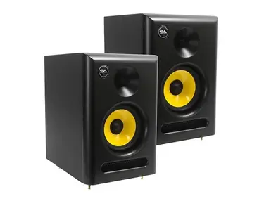 Seismic Audio Spectra-5P-PAIR Active 1x5" 55w Studio Reference Monitor Speakers (Pair)