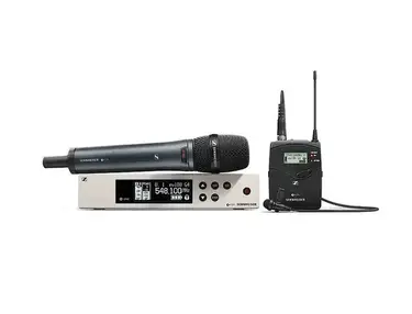 Sennheiser EW 100 G4-ME2/835-S Handheld / Lavalier Combo Wireless Microphone System (A-Band: 516-558 MHz)