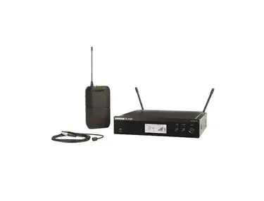 Shure BLX14RW93-H8 Rackmount Wireless Lavalier Mic System w/ WL93 Mic - H8 Band (518-542 MHz)