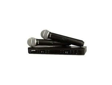 Shure BLX288/PG58-M15 Dual Handheld Mic Wireless System (M15 Band - 662-686 MHz)