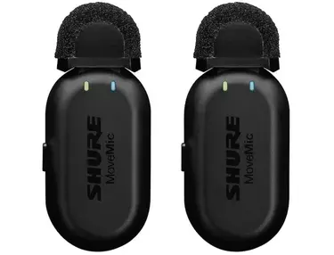 Shure MoveMic Two Wireless Clip-On Microphone Pair