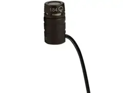 Shure WL184 Supercardioid Condenser Lavalier Mic w/ 4' TA4F Cable main image