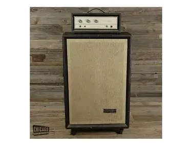 Silvertone Model 1466 Solid State Bass 150 6x10 Piggyback
