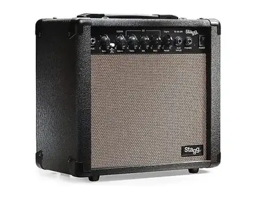 Stagg 15 AA DR 15-Watt 1x8" Acoustic Guitar Combo with Digital Reverb