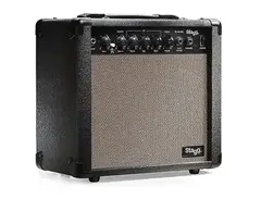 Stagg 15 AA DR 15-Watt 1x8" Acoustic Guitar Combo with Digital Reverb main image