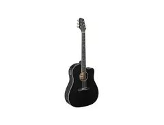 Stagg SA35-DSCE Slope Shoulder Dreadnought Cutaway main image