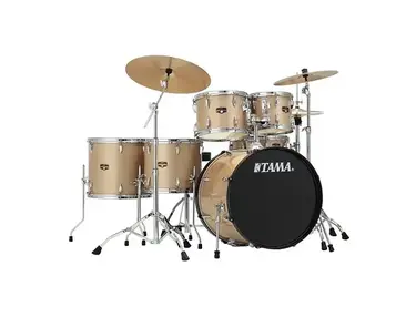 Tama IP62NCCHM Imperialstar 10/12/14/16/22/5x14" 6pc Drum Set with Meinl HCS Cymbals, Hardware