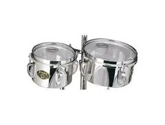 Tama MT68ST Steel Mini-Timbales 6" / 8" 2pc Set w/ Holder and Clamp