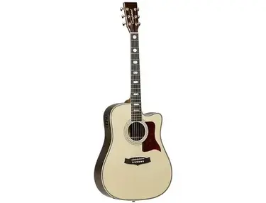 Tanglewood TW1000-H-SRC-E Heritage Solid Engelmann Spruce Top Dreadnought Cutaway with Electronics