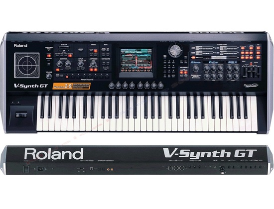 Roland V Synth Gt Elastic Audio Synthesizer Equipboard