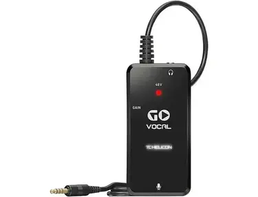 TC Helicon GO VOCAL Mobile Microphone Preamp / Audio Interface
