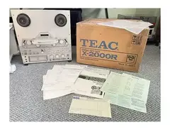 TEAC X-2000R 1/4" 2-Track Reel to Reel Tape Recorder main image
