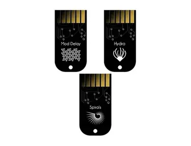 Tiptop Audio Time Domain DSP Card Bundle with Spirals, Hydra, and Mod Delay