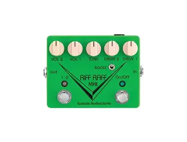 Tsakalis Audioworks Riff Raff MkII Dual Overdrive