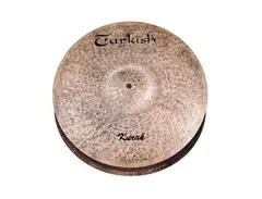 Turkish Cymbals 13" Custom Series Kurak Hi-Hat Flat Hole K-HF13 (Pair) main image