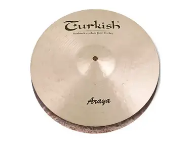 Turkish Cymbals 14" Custom Series Araya Hi-Hat Cymbals A-H14 (Pair)