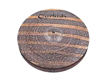 Turkish Cymbals 15" Jazz Series Dark Hammer Hi-Hat DH-H15 (Pair)